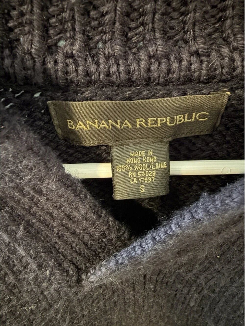 banana republic Men’s 100% Wool Sweater Size Small